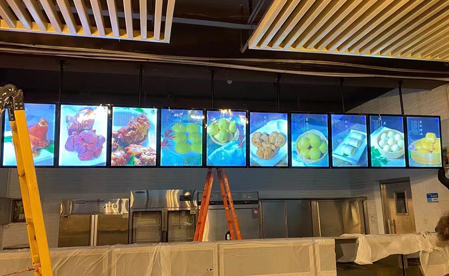 磁吸點(diǎn)餐燈箱